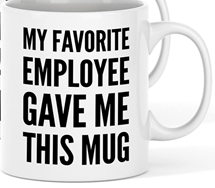 Sensational Favorite Employee Mug ($32.50) Boss's Day